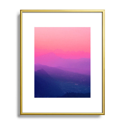Aimee St Hill Como Sunset Metal Framed Art Print