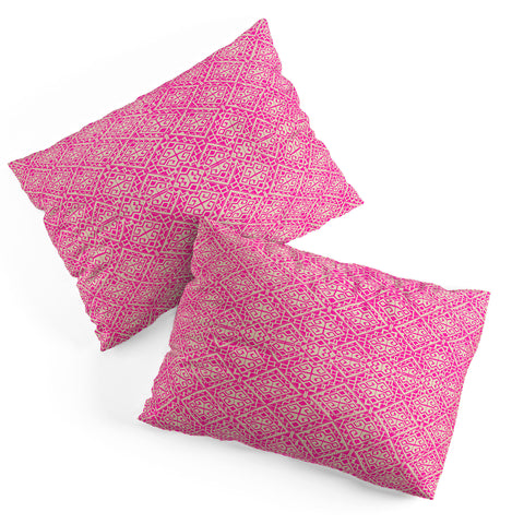 Aimee St Hill Eva All Over Pink Pillow Shams