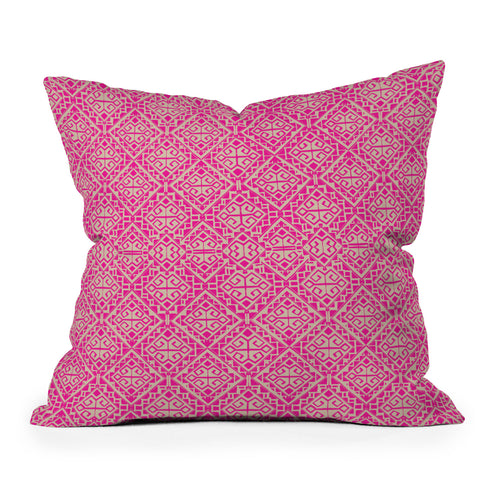 Aimee St Hill Eva All Over Pink Throw Pillow