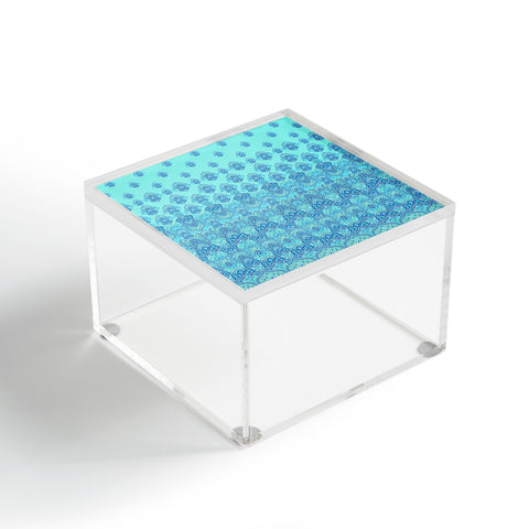 Aimee St Hill Farah Blooms Blue Acrylic Box