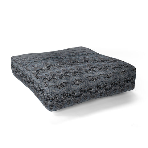 Aimee St Hill Farah Blooms Gray Floor Pillow Square