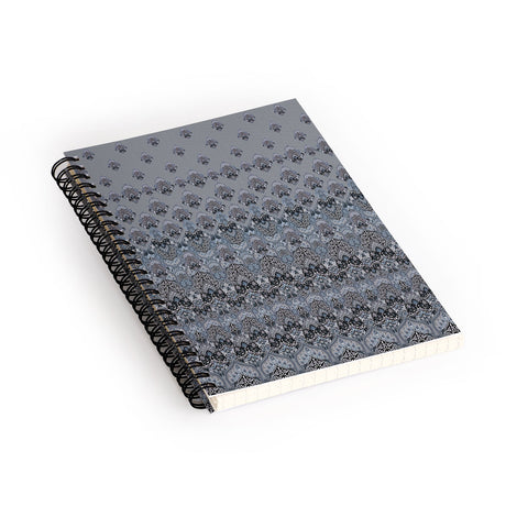 Aimee St Hill Farah Blooms Gray Spiral Notebook