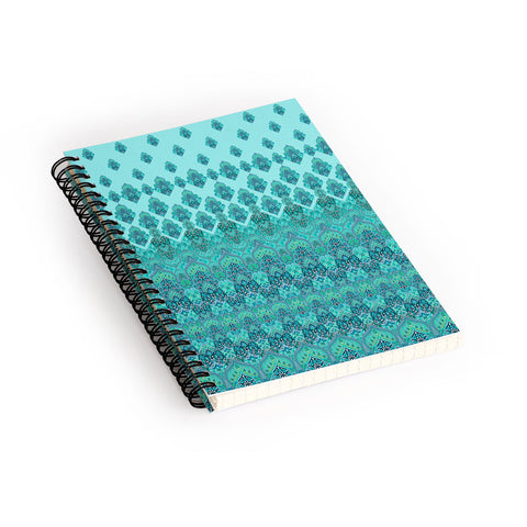 Aimee St Hill Farah Blooms Mint Spiral Notebook