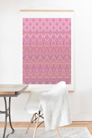 Aimee St Hill Farah Blooms Soft Blush Art Print And Hanger