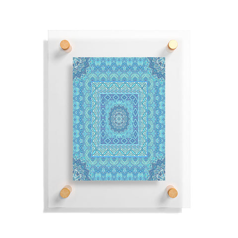 Aimee St Hill Farah Squared Blue Floating Acrylic Print