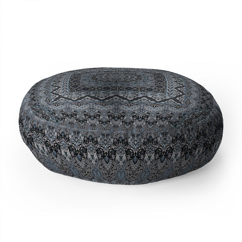 Aimee St Hill Farah Squared Gray Floor Pillow Round