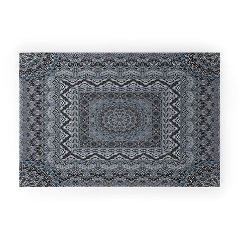 Aimee St Hill Farah Squared Gray Welcome Mat