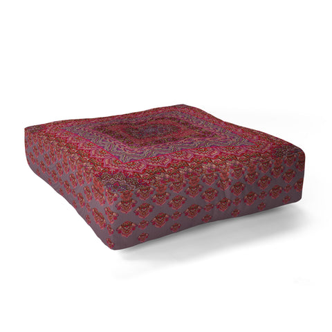Aimee St Hill Farah Squared Red Floor Pillow Square