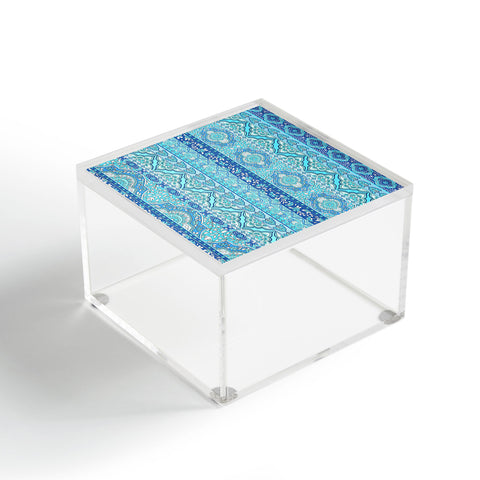 Aimee St Hill Farah Stripe Blue Acrylic Box