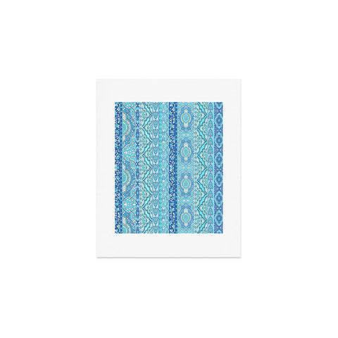Aimee St Hill Farah Stripe Blue Art Print