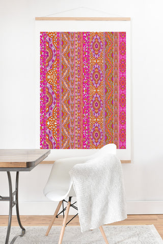 Aimee St Hill Farah Stripe Blush Art Print And Hanger