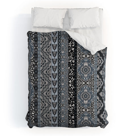 Aimee St Hill Farah Stripe Gray Comforter
