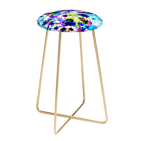 Aimee St Hill Floral 5 Counter Stool