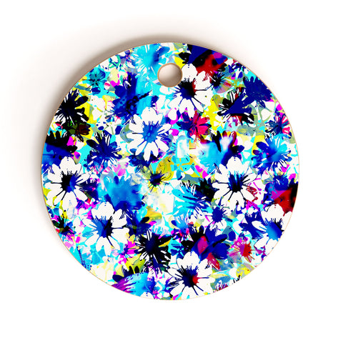 Aimee St Hill Floral 5 Cutting Board Round