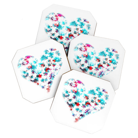 Aimee St Hill Floral Heart Coaster Set