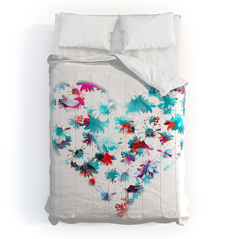 Aimee St Hill Floral Heart Comforter