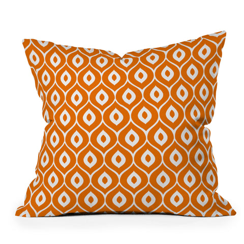 Aimee St Hill Leela Orange Throw Pillow