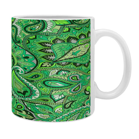 Aimee St Hill Paisley Green Coffee Mug