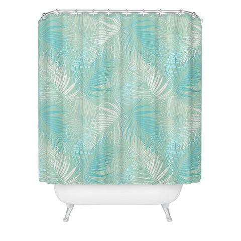 Aimee St Hill Pale Palm Shower Curtain