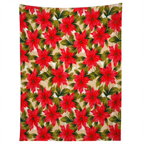Aimee St Hill Poinsettia Tapestry