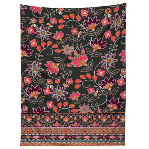 Aimee St Hill Semera Floral Rust Tapestry
