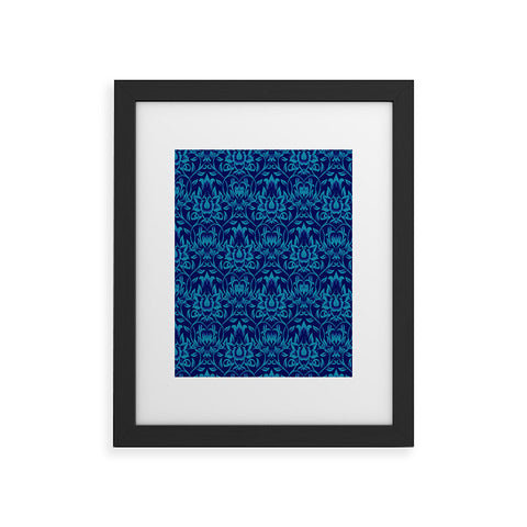 Aimee St Hill Vine Blue Framed Art Print