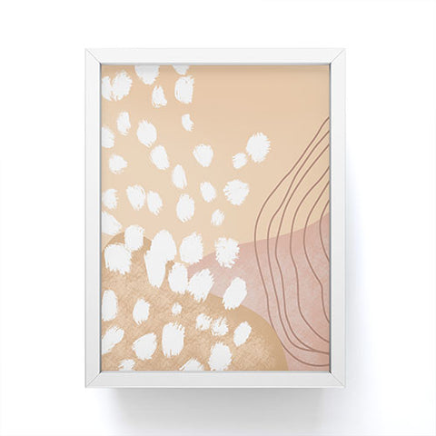 Aleeya Jones Modern Abstract nudes Framed Mini Art Print