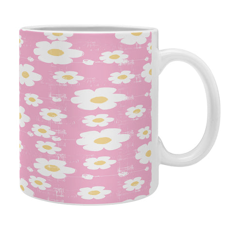Ali Benyon Pink Daisy Coffee Mug