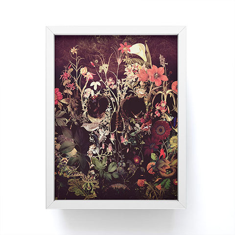 Ali Gulec Bloom Skull Framed Mini Art Print