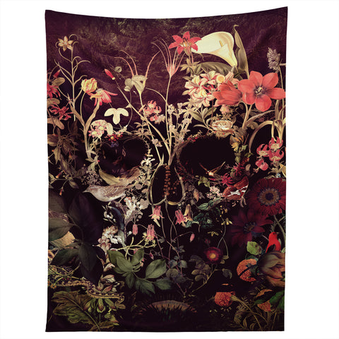 Ali Gulec Bloom Skull Tapestry
