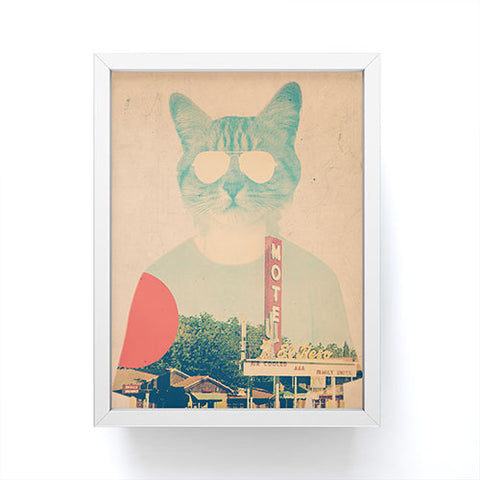 Ali Gulec Cool Cat Framed Mini Art Print