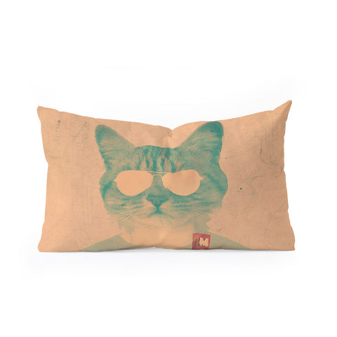 Ali Gulec Cool Cat Oblong Throw Pillow