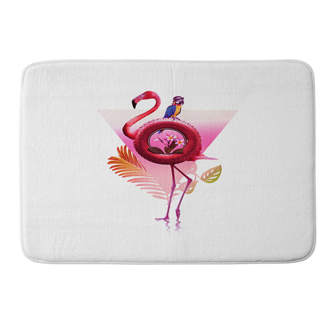 Ali Gulec Flamingo Pals Memory Foam Bath Mat