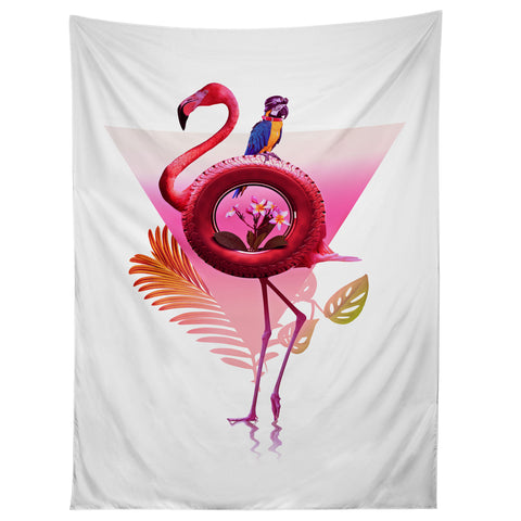 Ali Gulec Flamingo Pals Tapestry