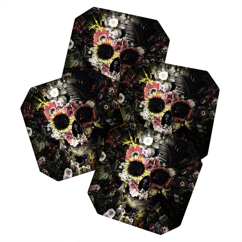 Ali Gulec Garden Skull Coaster Set