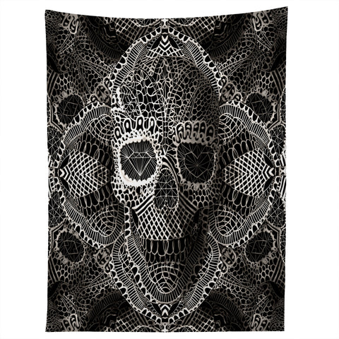 Ali Gulec Lace Skull Tapestry