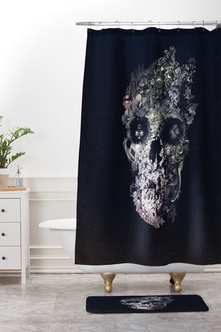 Ali Gulec Metamorphosis Skull Shower Curtain And Mat