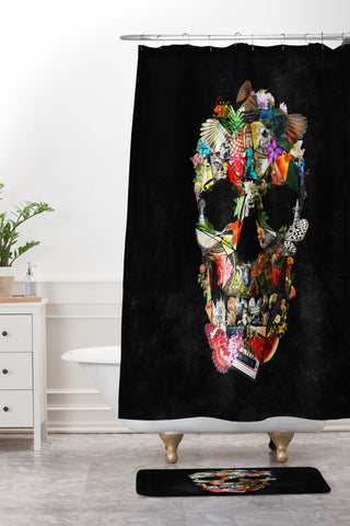 Ali Gulec New Fragile Skull Shower Curtain And Mat