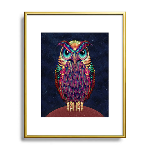 Ali Gulec Owl 2 Metal Framed Art Print