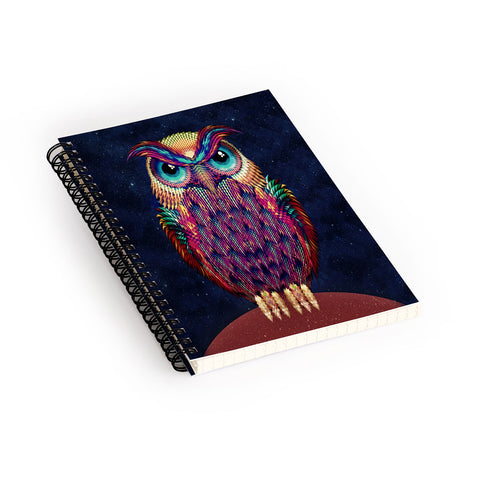 Ali Gulec Owl 2 Spiral Notebook