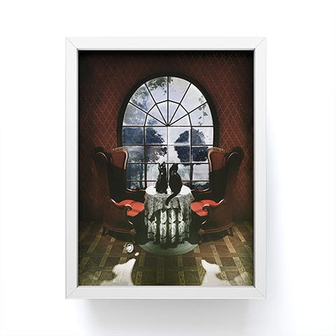 Ali Gulec Room Skull Framed Mini Art Print