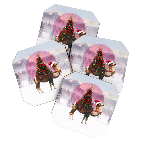 Ali Gulec Santa Camel Coaster Set