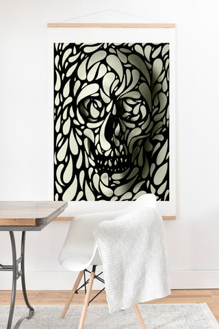 Ali Gulec Skull 4 Art Print And Hanger