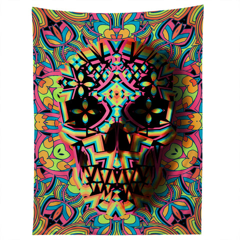 Ali Gulec Skull Geo Tapestry