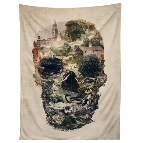 Ali Gulec Skull Town Tapestry