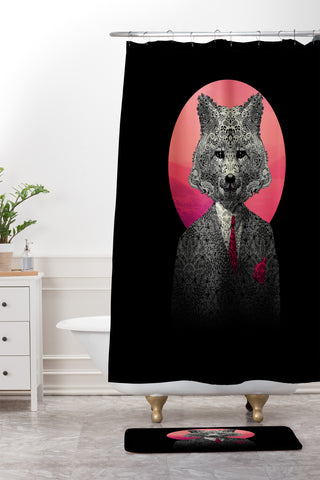 Ali Gulec Very Important Fox Shower Curtain And Mat