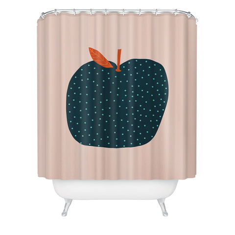 Alice Rebecca Potter Apple I Shower Curtain