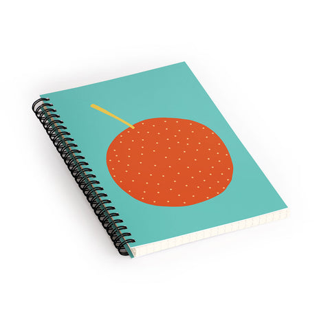 Alice Rebecca Potter Orange I Spiral Notebook