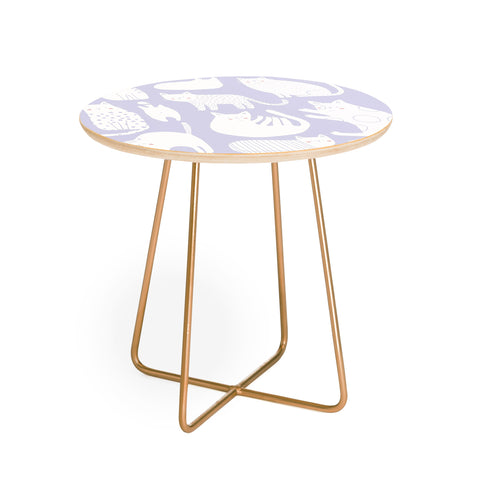 Alice Rebecca Potter Purrfect Day Round Side Table