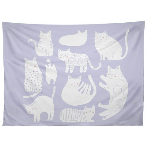 Alice Rebecca Potter Purrfect Day Tapestry